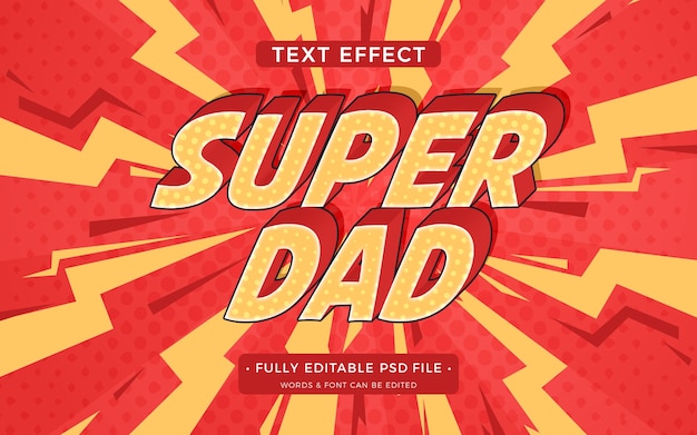 Super papa teksteffect