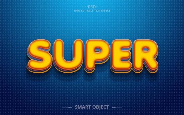 Super psd text style effect