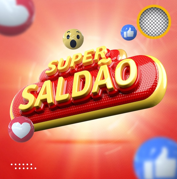 Super Saldao Selo 3d