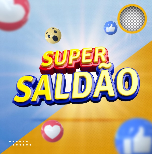 Super Saldao Selo Kreacja 3d