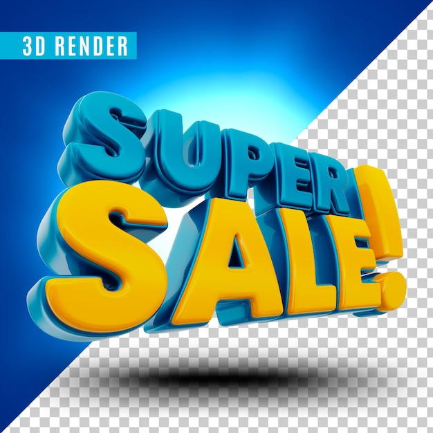 PSD super vendita banner template design psd