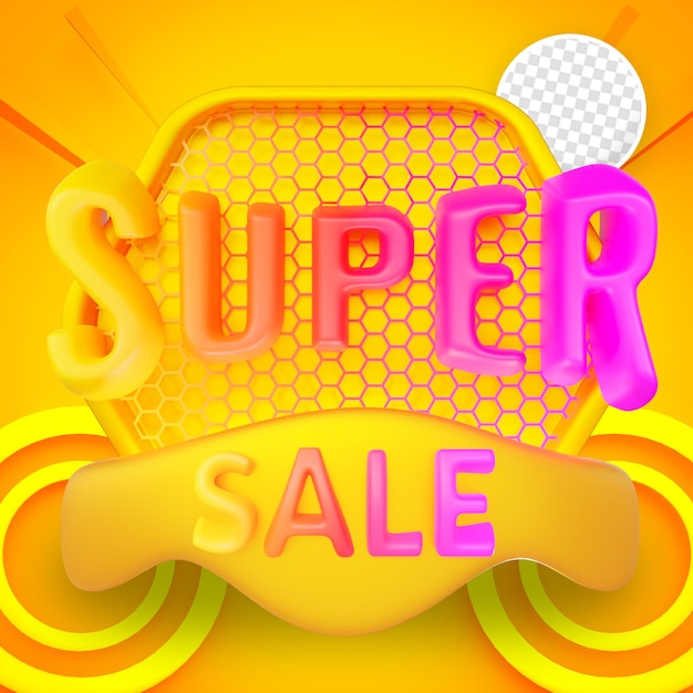 Super sale banner