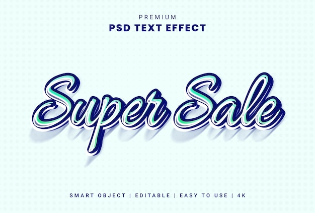 Super sale teksteffect