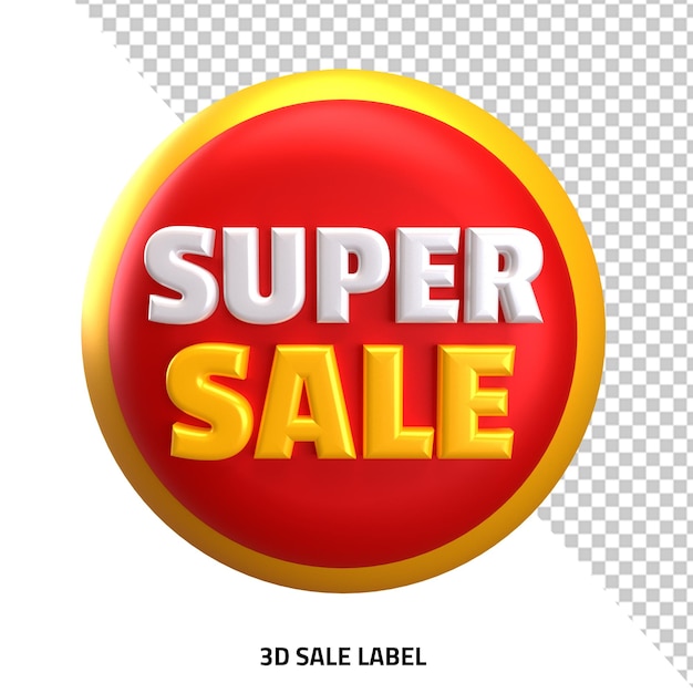 Super sprzedaż etykieta 3D logo duży tag zniżki