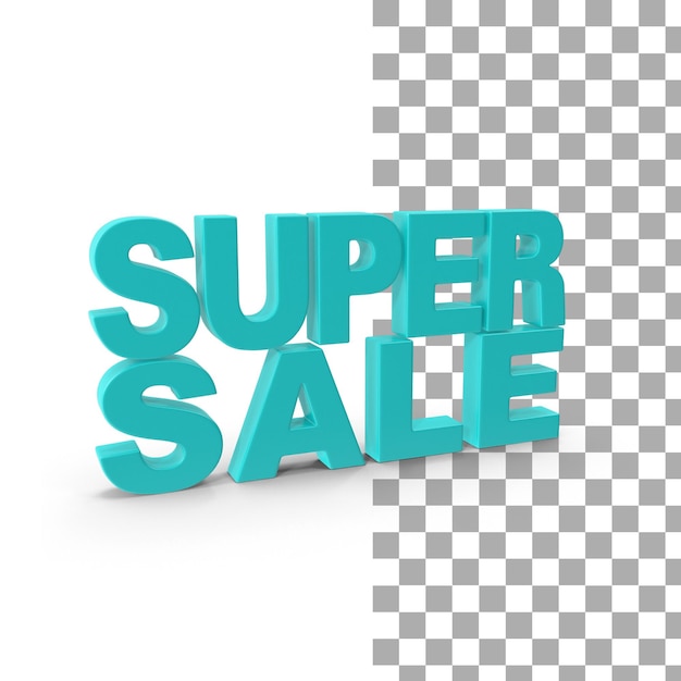 Super Sprzedaż Renderowania 3d Premium Psd