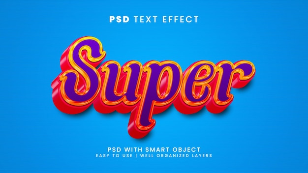 Super tekststijleffect