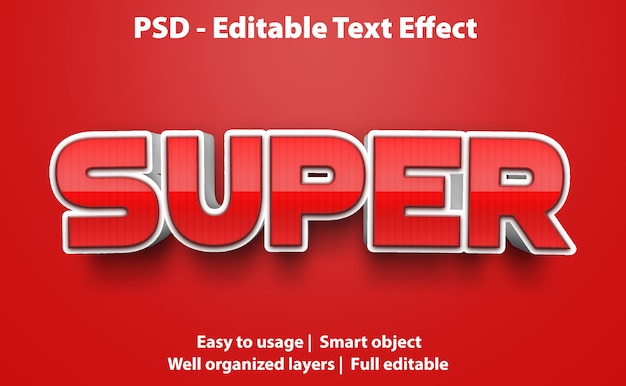 Super text effect