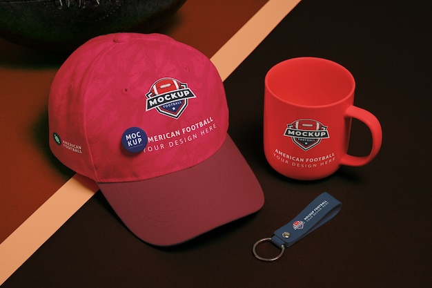 PSD superbowl merchandising mockup