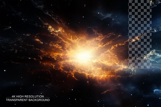 PSD supernova symphony galattica scoppia una sinfonia cosmicasfondo trasparente