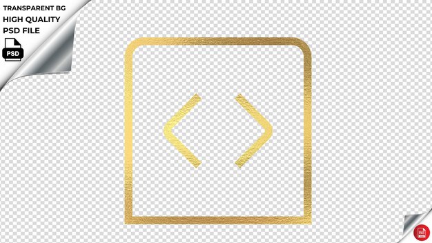 PSD superscript gold texture vector icon psd transparent