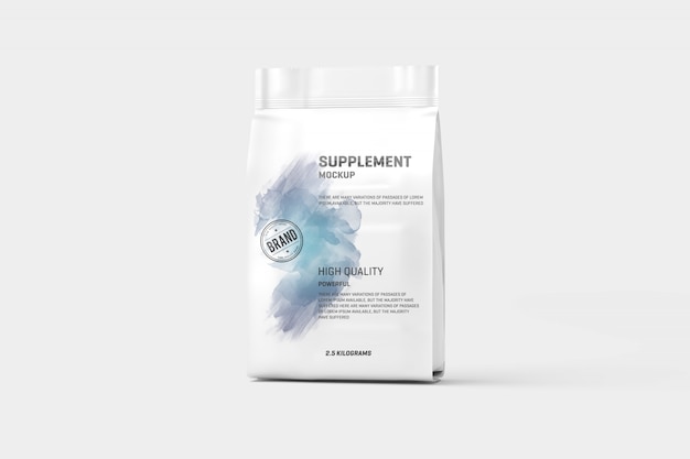 Suplement / Protein Jar Label Mock Up