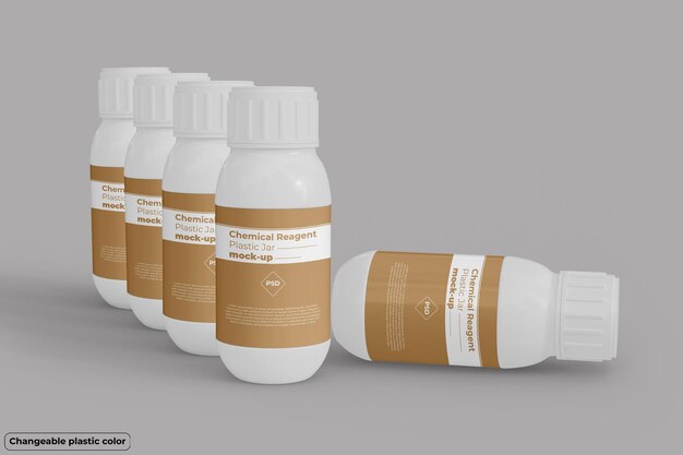 Supplement jar mockup