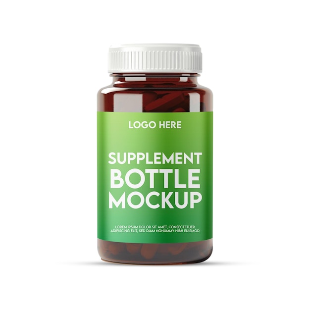 PSD supplementfles psd mockup-sjabloon