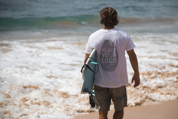 Surfer t-shirtmodel