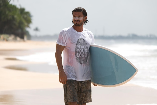 Surfer t-shirtmodel