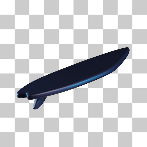 PSD surfplank 3d pictogram