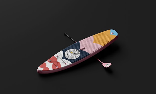 PSD surfplank mockup ontwerp