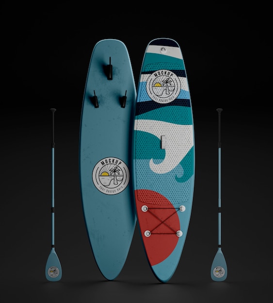 Surfplank mockup ontwerp