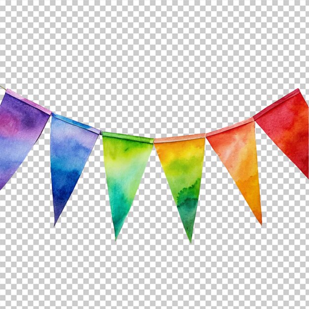 Surprise your guests with stunning colorful party flag background