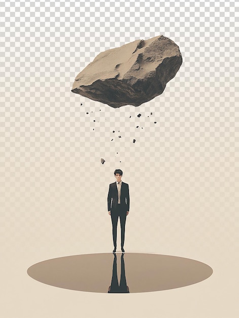 Surrealistische elegantie Een droomachtige minimalistische compositie