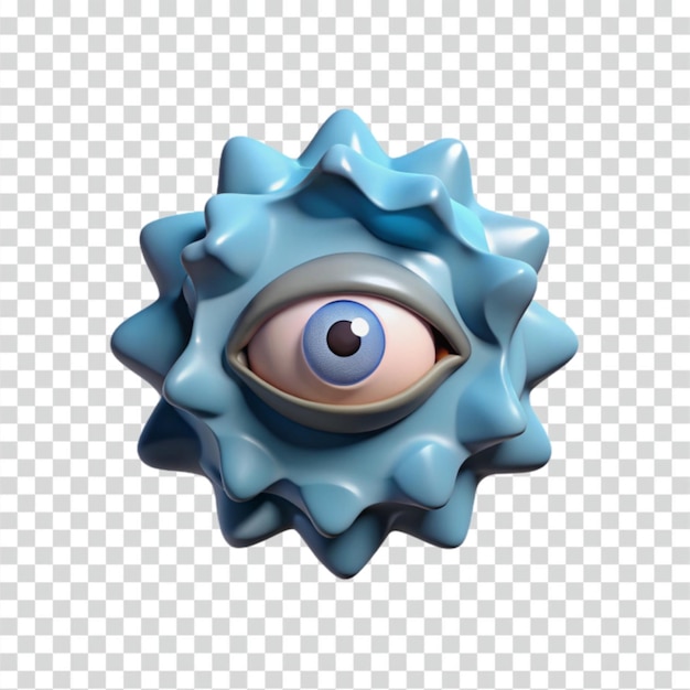 Surrealistyczny 3D Eye Monster