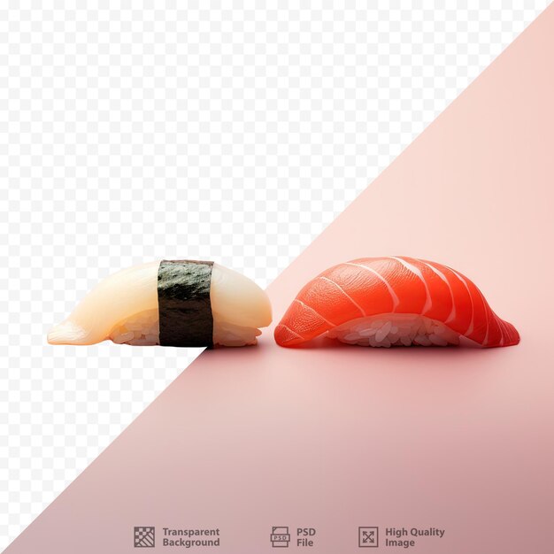 Sushi Azjatyckie Jedzenie I Krajobraz Na Przezroczystej Tle