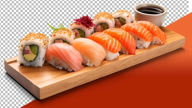 Sushi Board Na Przezroczystym Tle Png