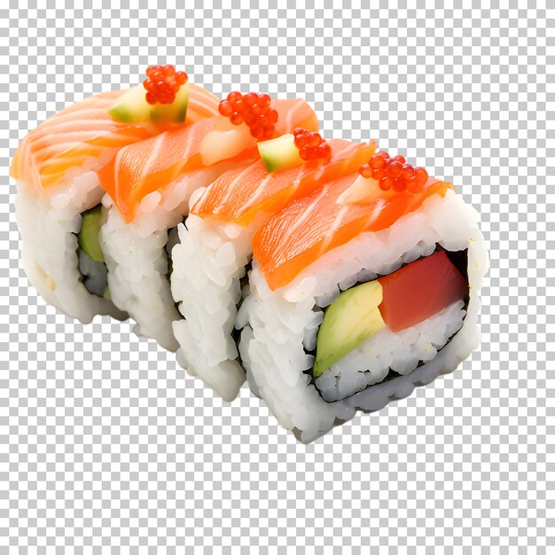 PSD sushi food concept isolated on transparent background