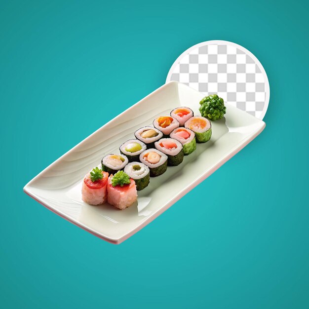 PSD sushi isolated