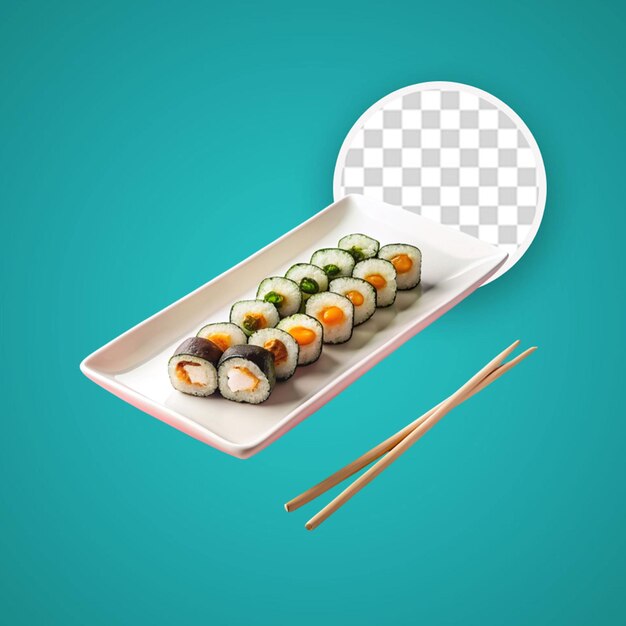 PSD sushi isolated