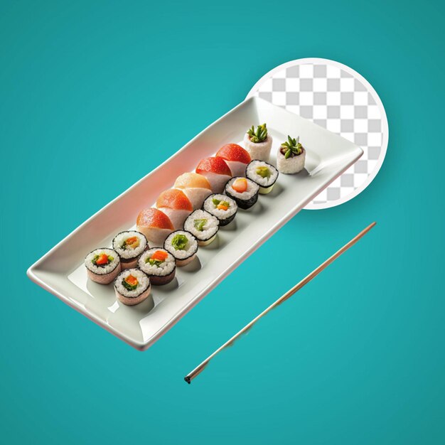 PSD sushi isolated