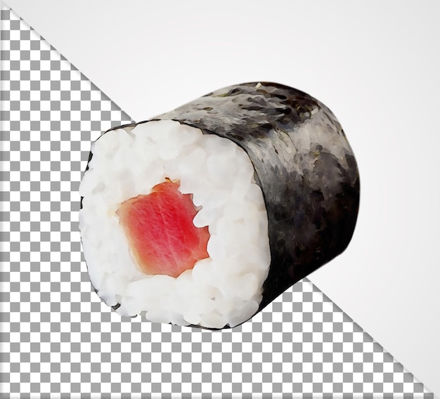 PSD sushi na przezroczystym tle dla kompozycji