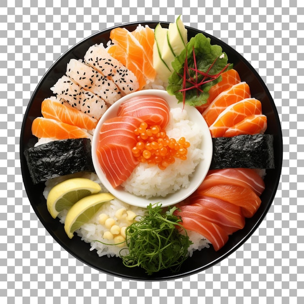 PSD sushi na przezroczystym tle
