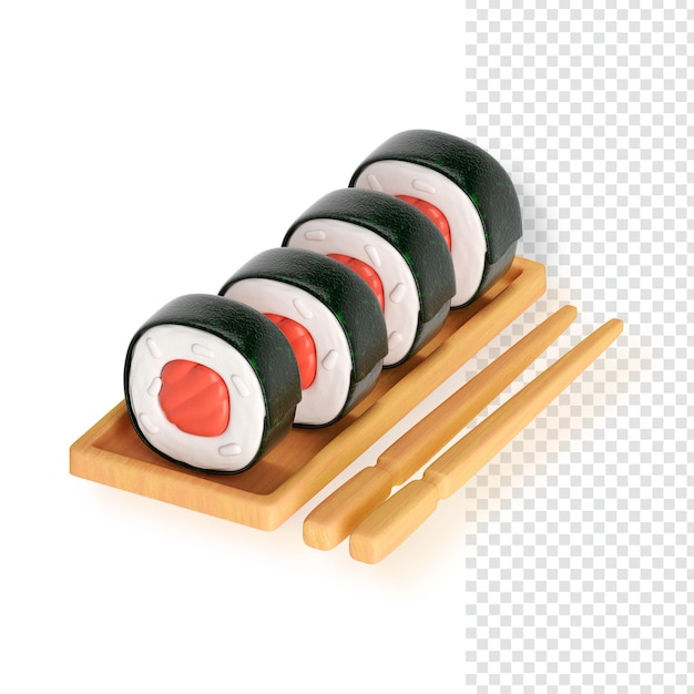 PSD sushi roll