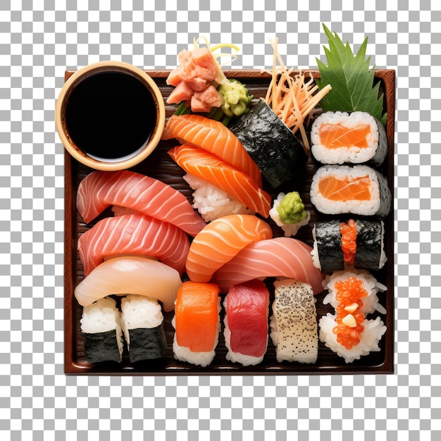 Sushi on transparent background