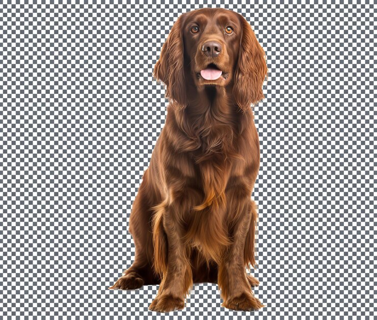 Sussex_Spaniel Порода собак, изолированная на прозрачном фоне
