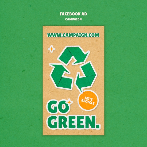 PSD sustainable development campaign template