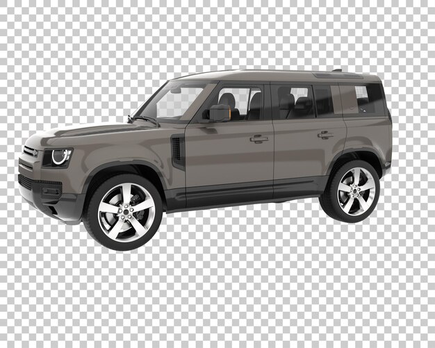 Suv Na Przezroczystym Tle. Renderowania 3d - Ilustracja