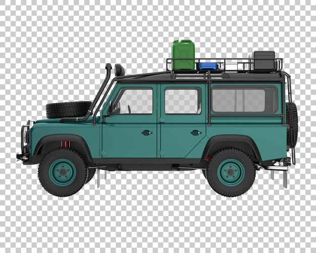 Suv Na Przezroczystym Tle. Renderowania 3d - Ilustracja