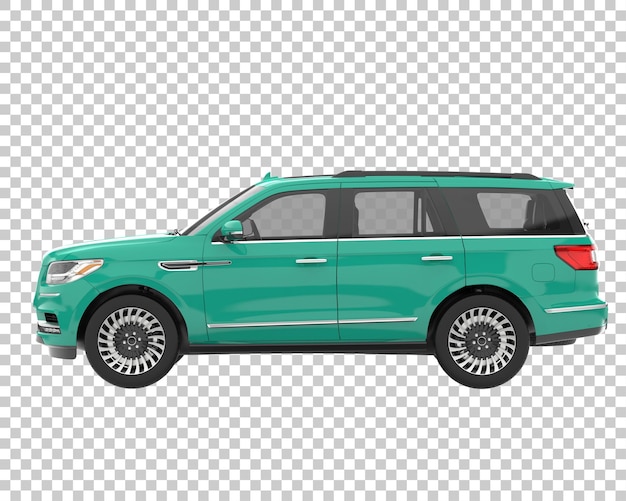 Suv Na Przezroczystym Tle. Renderowania 3d - Ilustracja