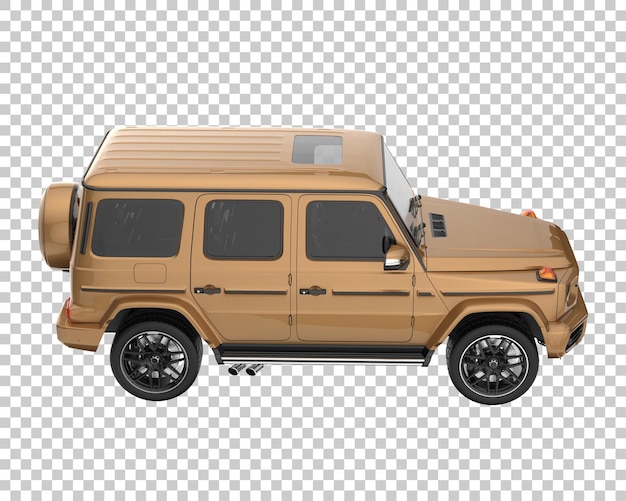 Suv Na Przezroczystym Tle. Renderowania 3d - Ilustracja