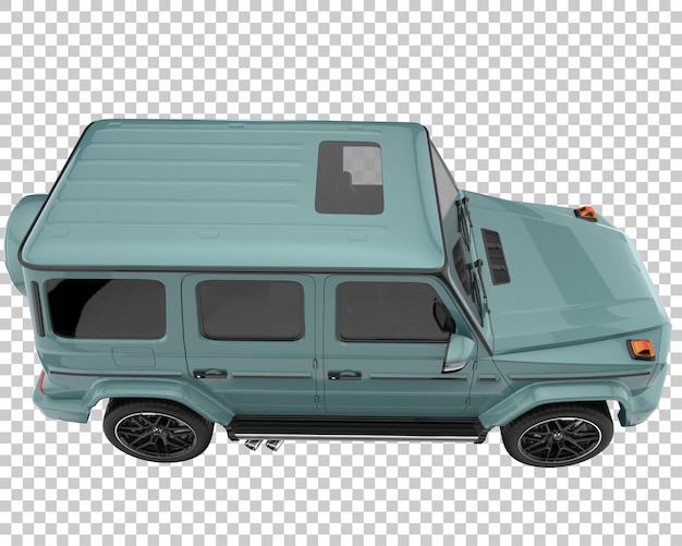 Suv Na Przezroczystym Tle. Renderowania 3d - Ilustracja