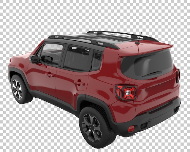 Suv Na Przezroczystym Tle. Renderowania 3d - Ilustracja