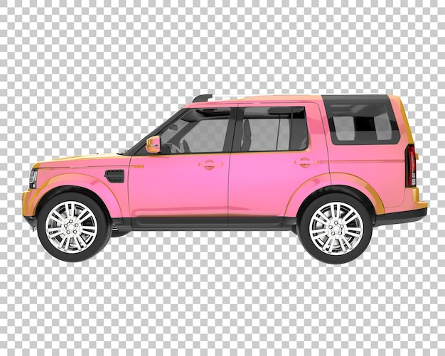 Suv Na Przezroczystym Tle. Renderowania 3d - Ilustracja