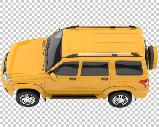 Suv Na Przezroczystym Tle. Renderowania 3d - Ilustracja