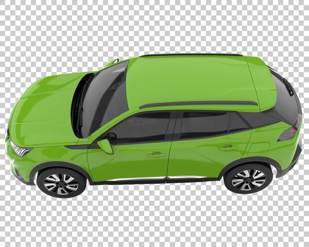 PSD suv na przezroczystym tle. renderowania 3d - ilustracja