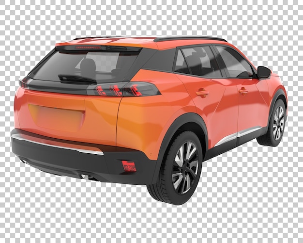 Suv Na Przezroczystym Tle. Renderowania 3d - Ilustracja