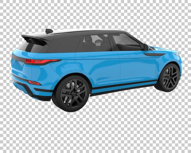 Suv Na Przezroczystym Tle. Renderowania 3d - Ilustracja