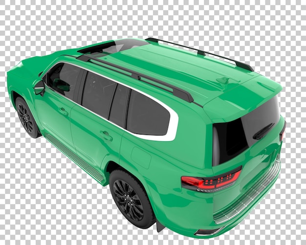 Suv Na Przezroczystym Tle. Renderowania 3d - Ilustracja