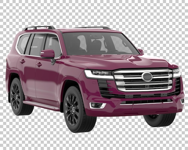 Suv Na Przezroczystym Tle. Renderowania 3d - Ilustracja